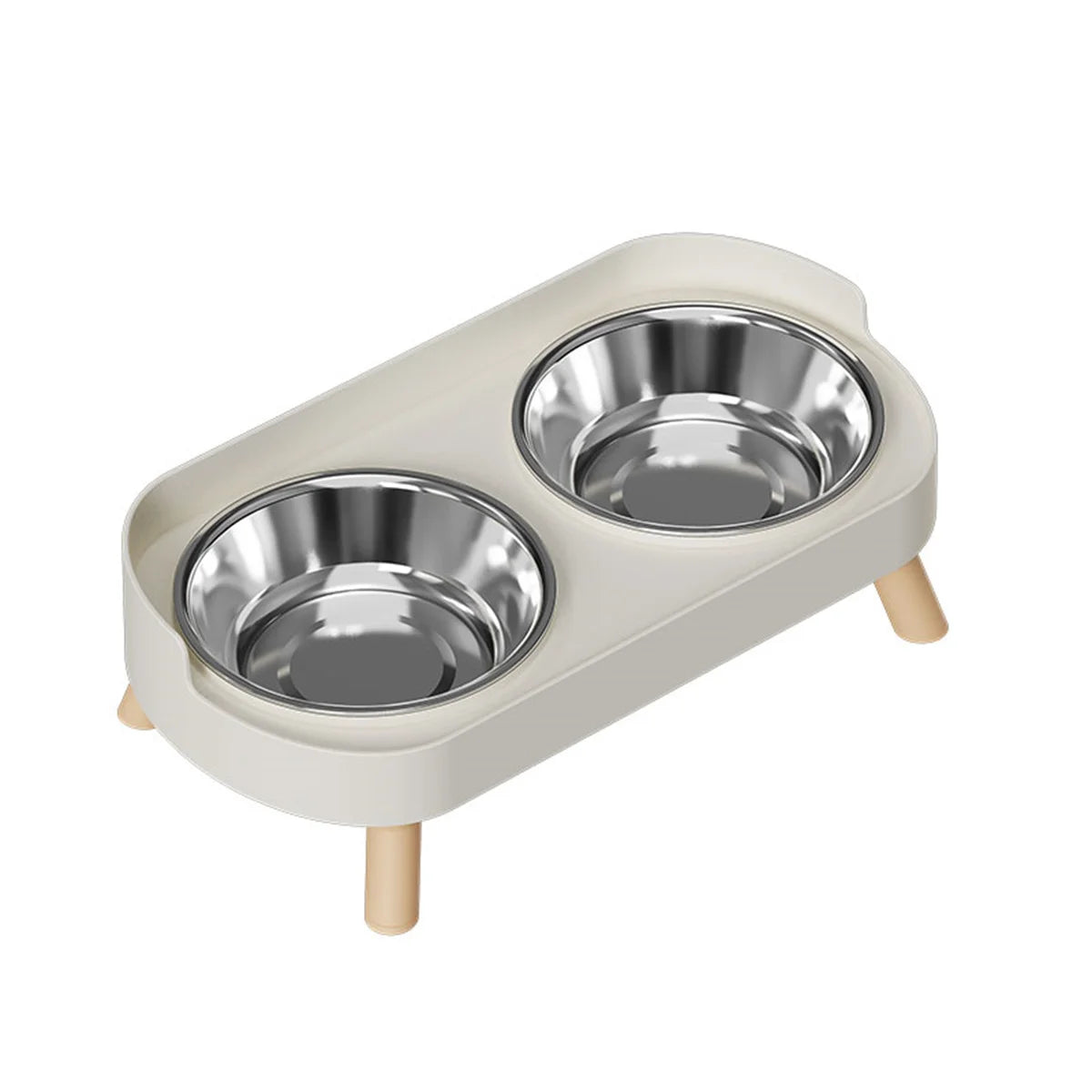 bowl for drinking water for cats and dogs with dual use