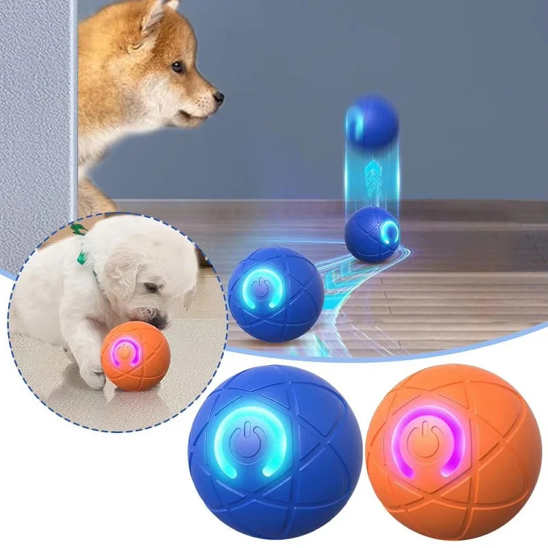 interactive ball, automatic rolling ball