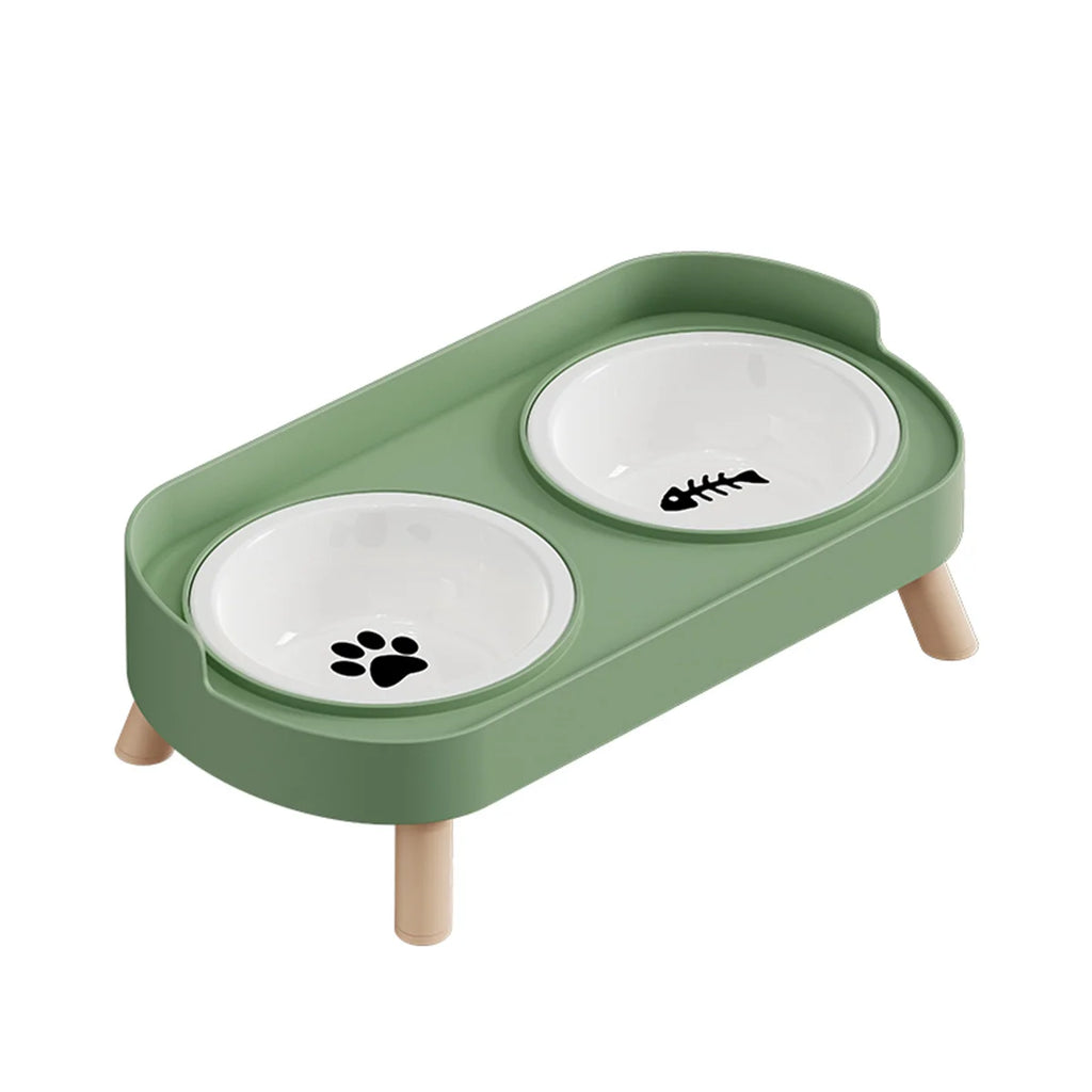 bowl for drinking water for cats and dogs with dual use