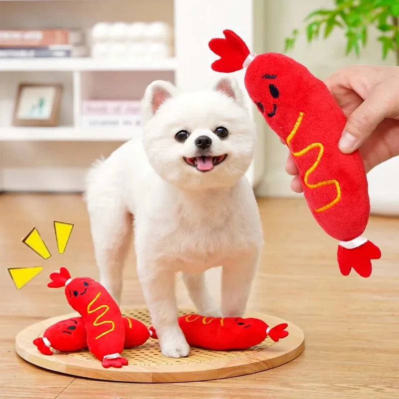 Funny and cute puppy toy, bite-resistant