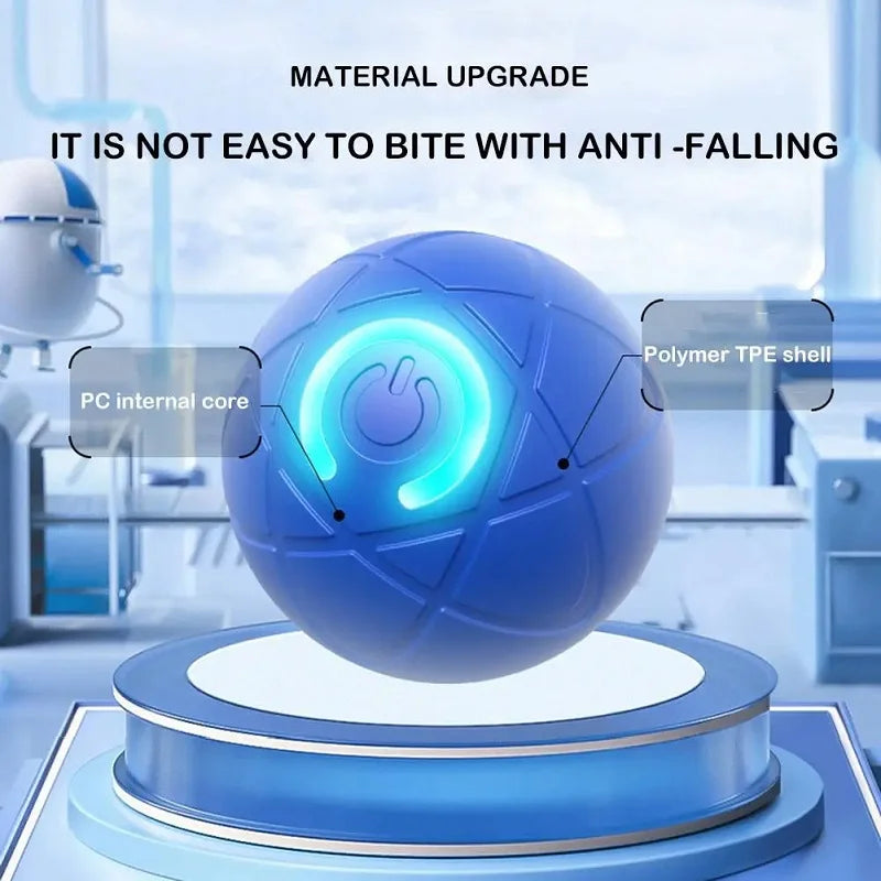 interactive ball, automatic rolling ball