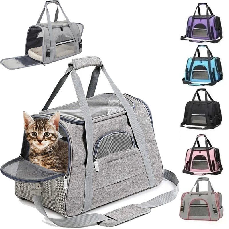 Portable travel bag for pets
