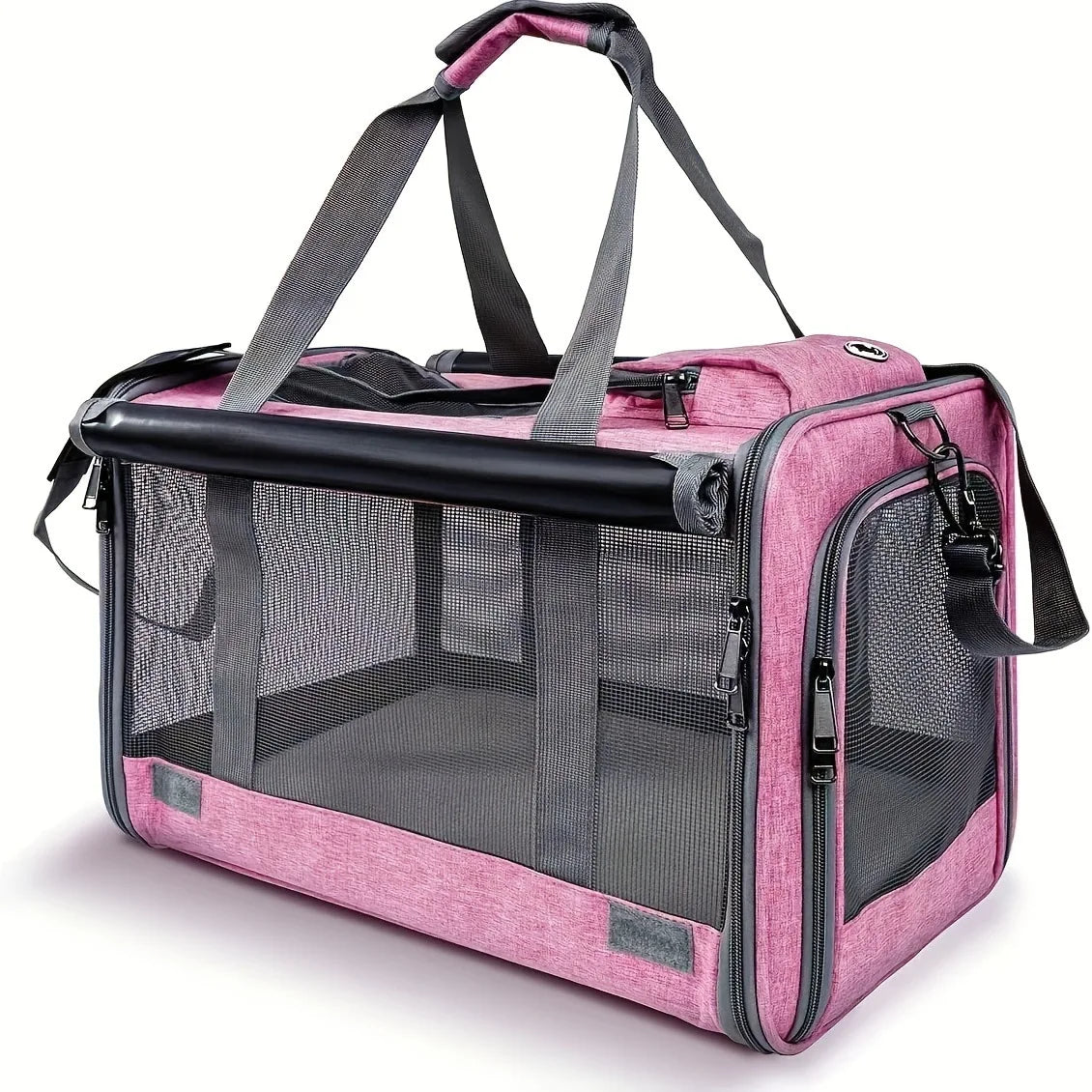 “Easily take your pet with you everywhere. Comfortable, lightweight, and convenient for all your trips.”