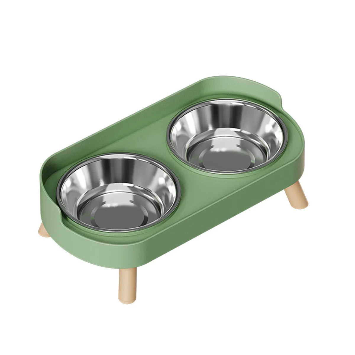 bowl for drinking water for cats and dogs with dual use