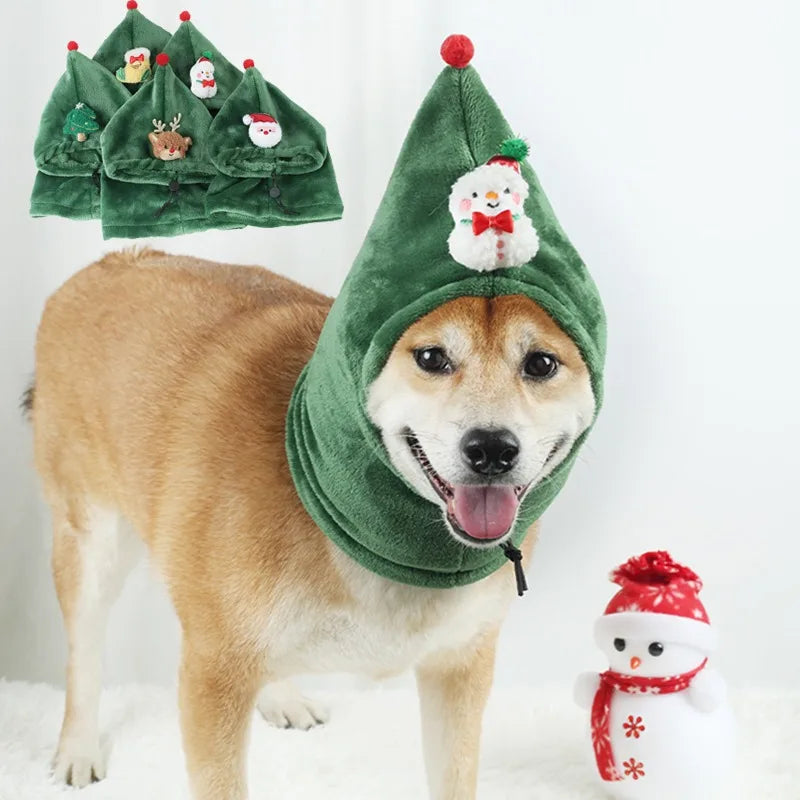 Christmas Dog Hats Pet Hat for Small Medium Dogs Winter Warm Puppy Cat Hat Christmas Party Cosplay Costume Pets Accessories