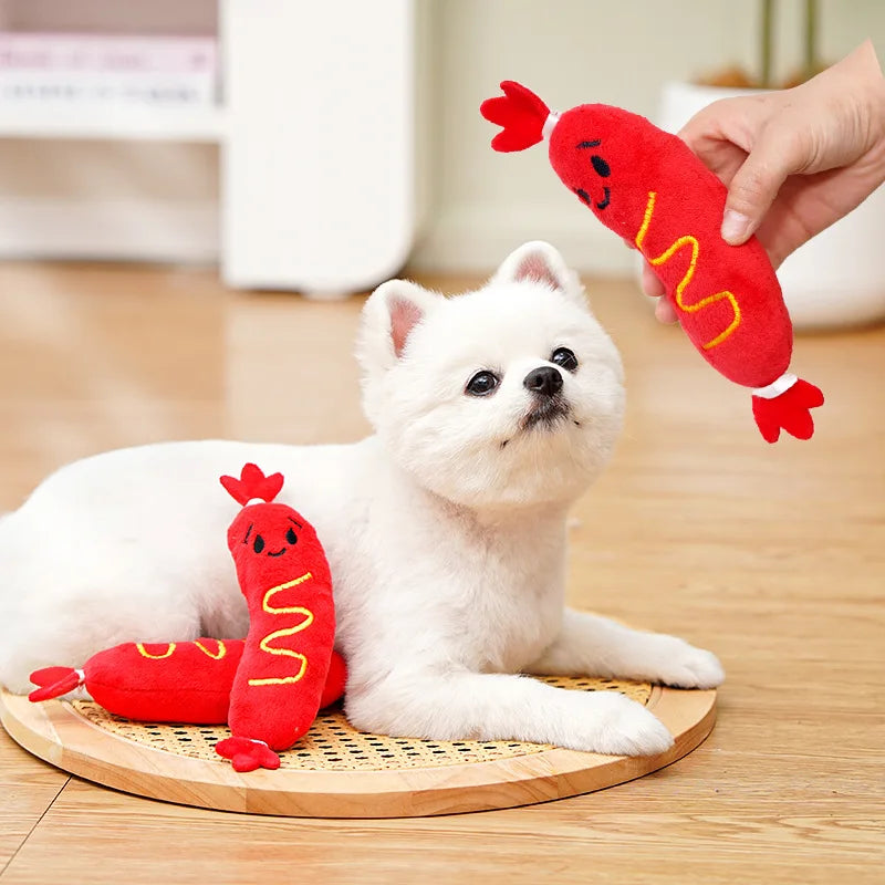 Funny and cute puppy toy, bite-resistant