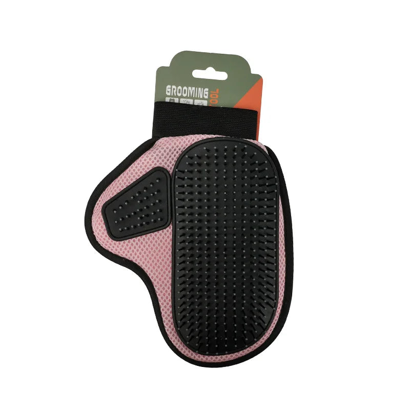 Pet grooming glove