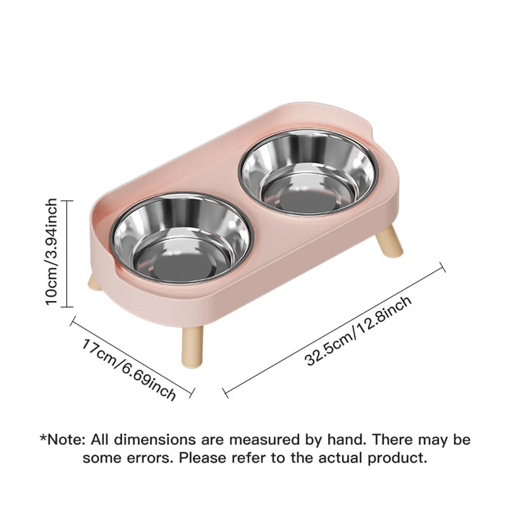 bowl for drinking water for cats and dogs with dual use