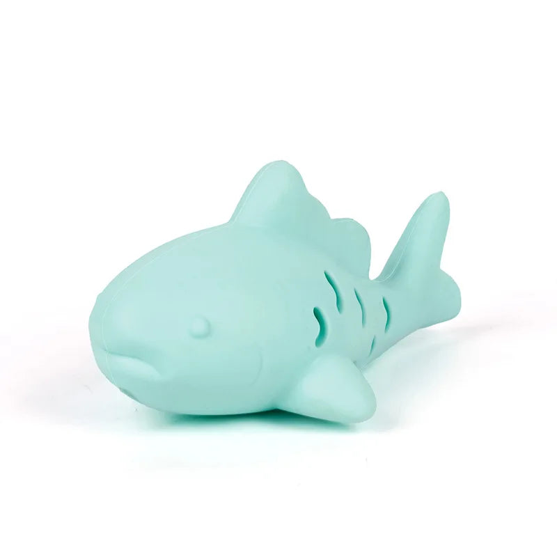 Jouet pour chat en silicone en forme de poisson