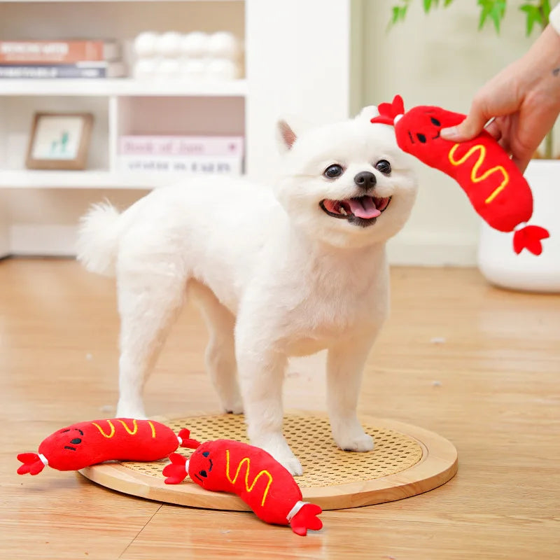 Funny and cute puppy toy, bite-resistant