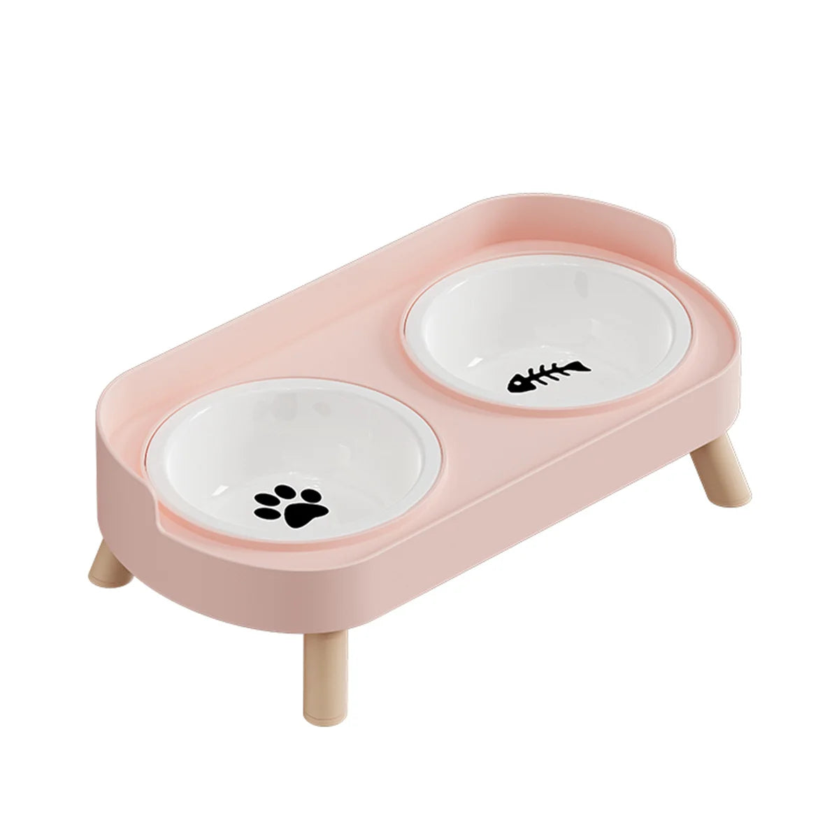 bowl for drinking water for cats and dogs with dual use