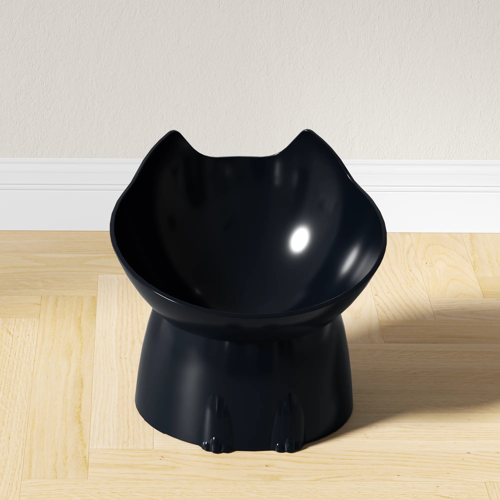 anti-tip plastic pet bowl
