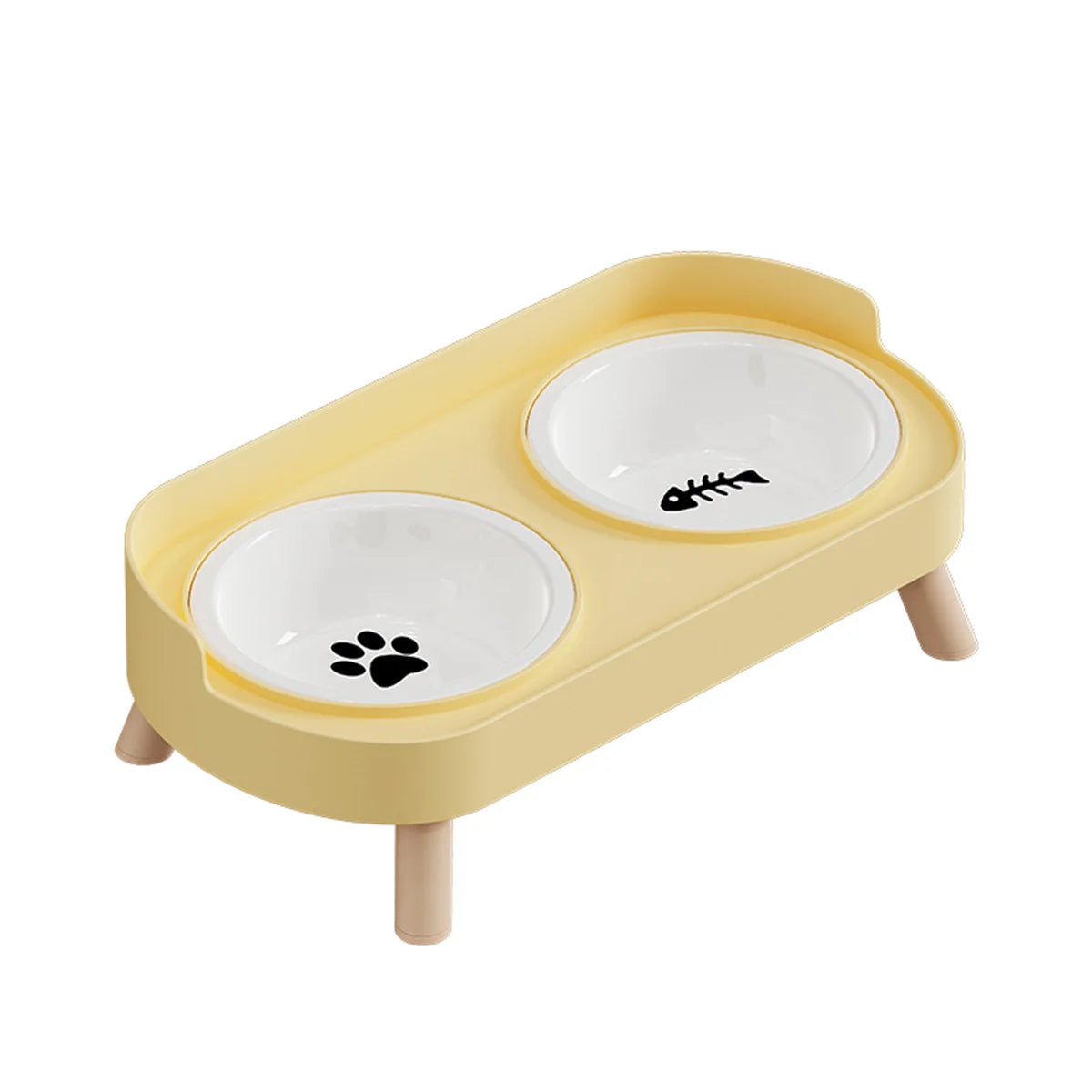 bowl for drinking water for cats and dogs with dual use