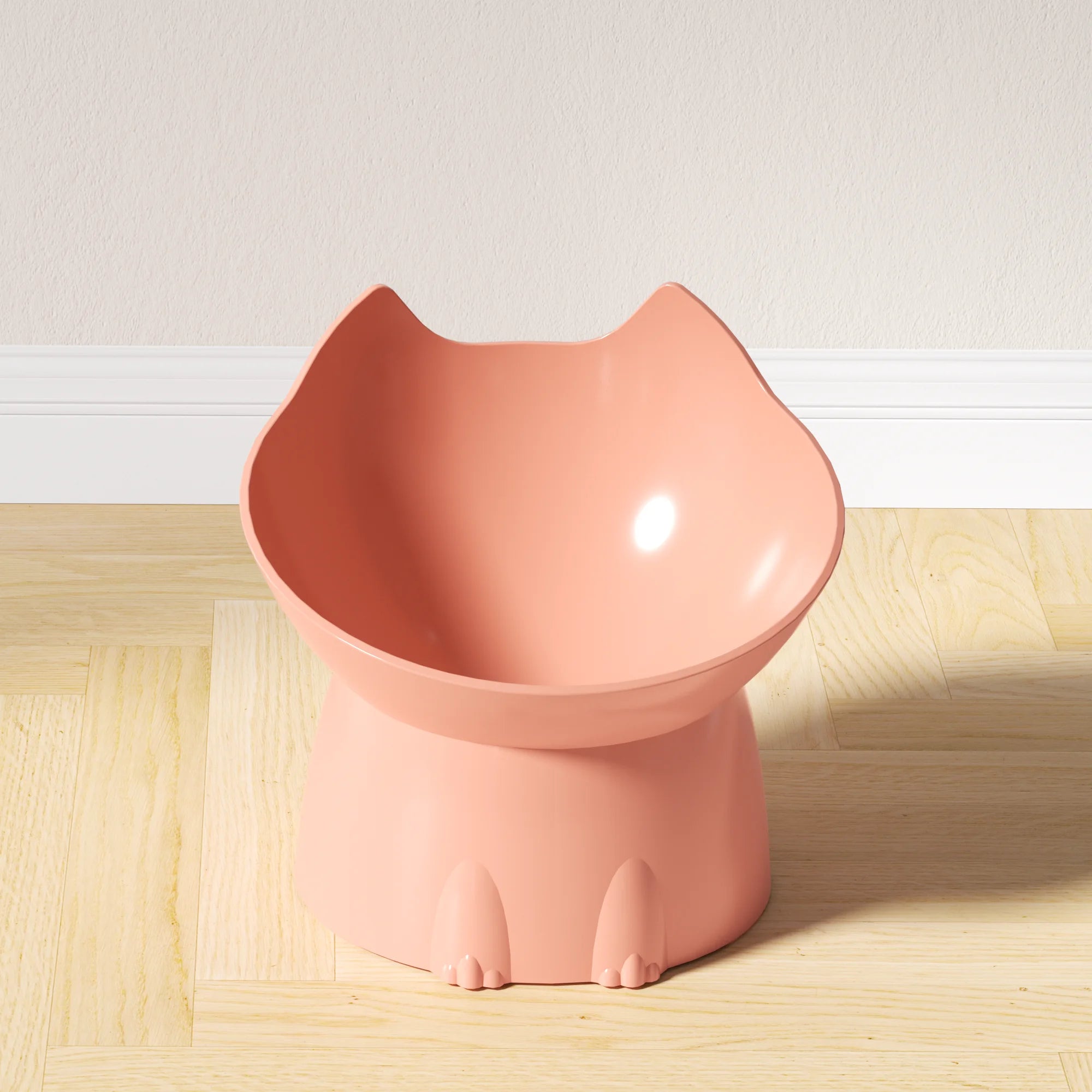 anti-tip plastic pet bowl