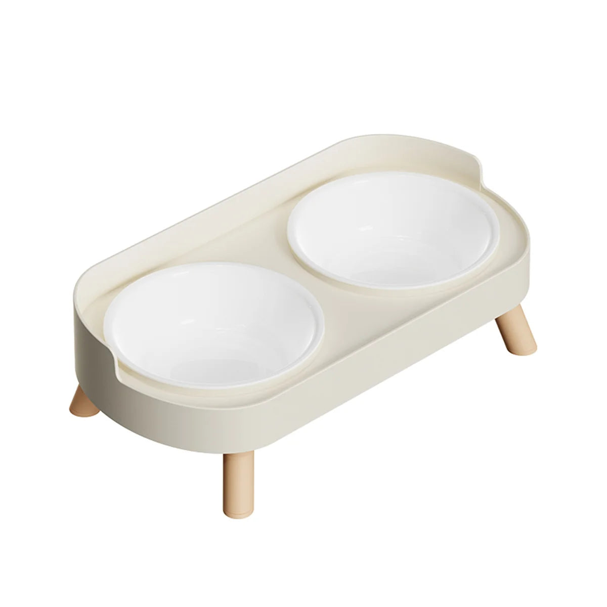 bowl for drinking water for cats and dogs with dual use