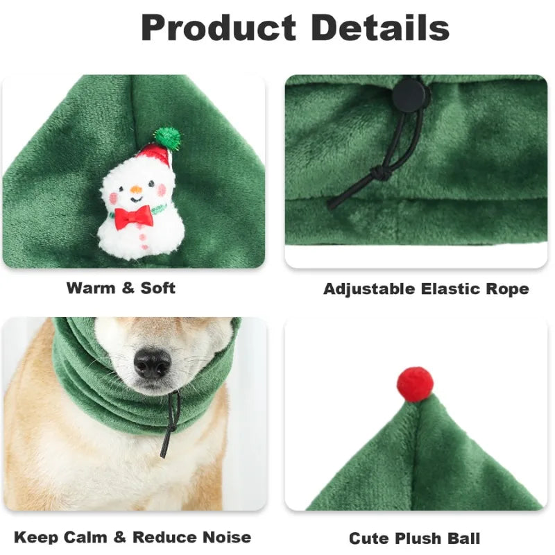 Christmas Dog Hats Pet Hat for Small Medium Dogs Winter Warm Puppy Cat Hat Christmas Party Cosplay Costume Pets Accessories